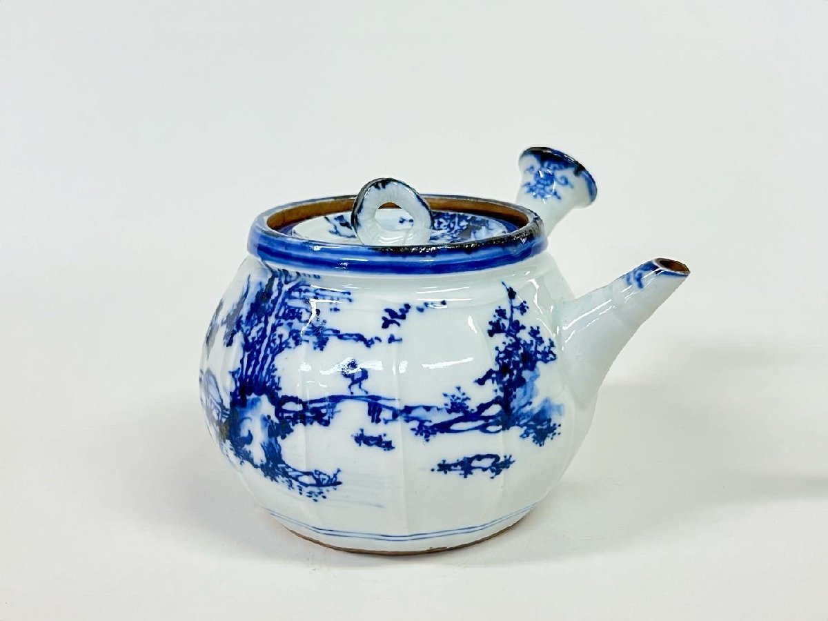 華中亭道八 青華 茶器 染付 煎茶道具 急須 茶道具 煎茶碗 華中亭道八 青華 茶器 染付 煎茶道具 急須 茶道具 煎茶碗