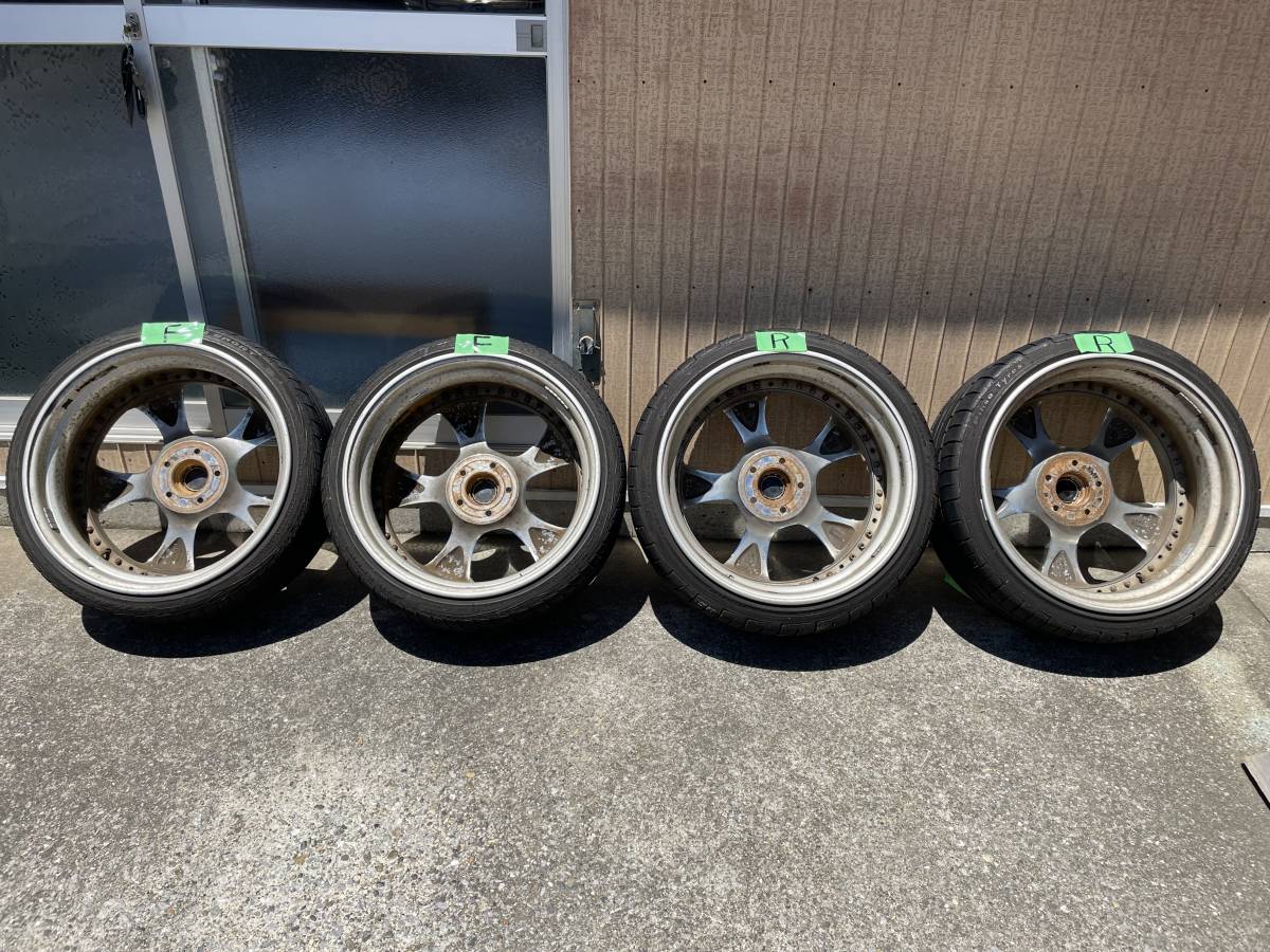 WORK ワーク VS-KF 19インチホイール&タイヤセット 4本 8.5J＋39 9.5J+ 