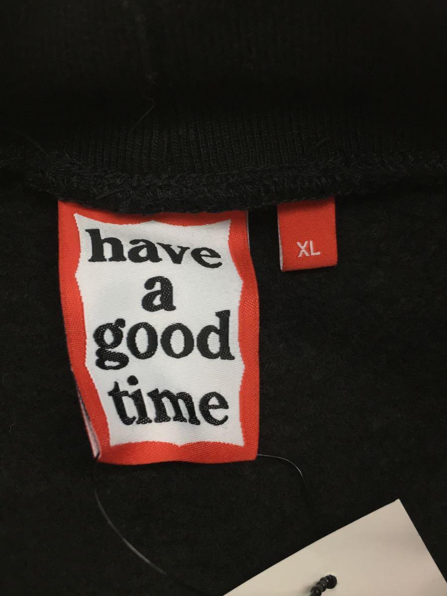 have a good time◇スウェット/XL/コットン/BLK