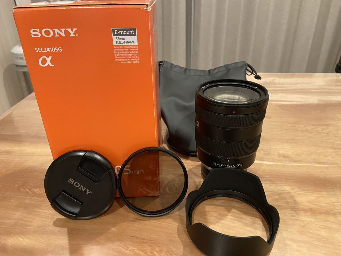 sony FE24-105mm f4 g oss 美品 C-PLフィルター付き！ G OSS F4 Full