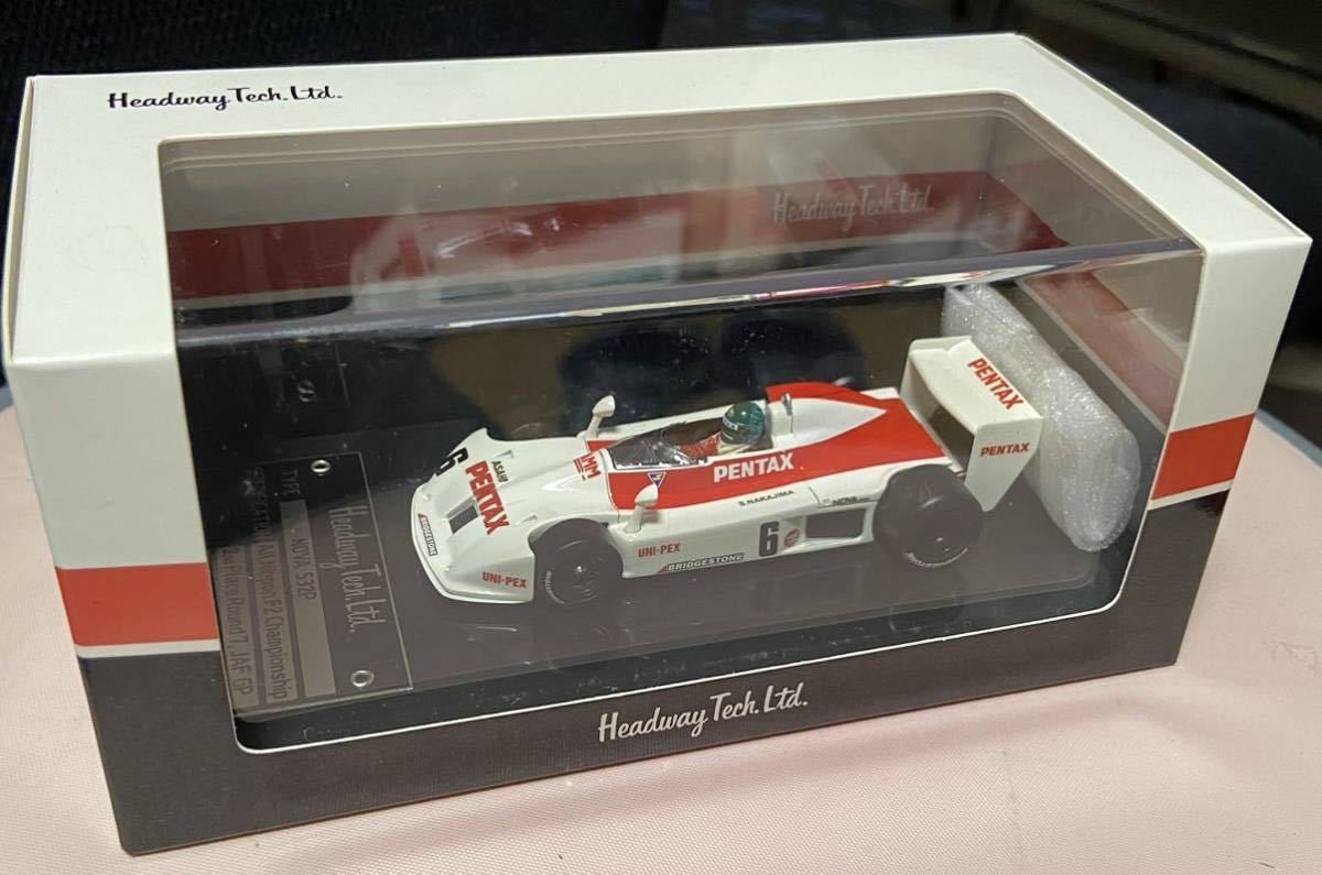 HEADWAY TEC 1/43 NOVA 532P BMW No.6 中嶋悟 1978 全日本F2選手権第7 