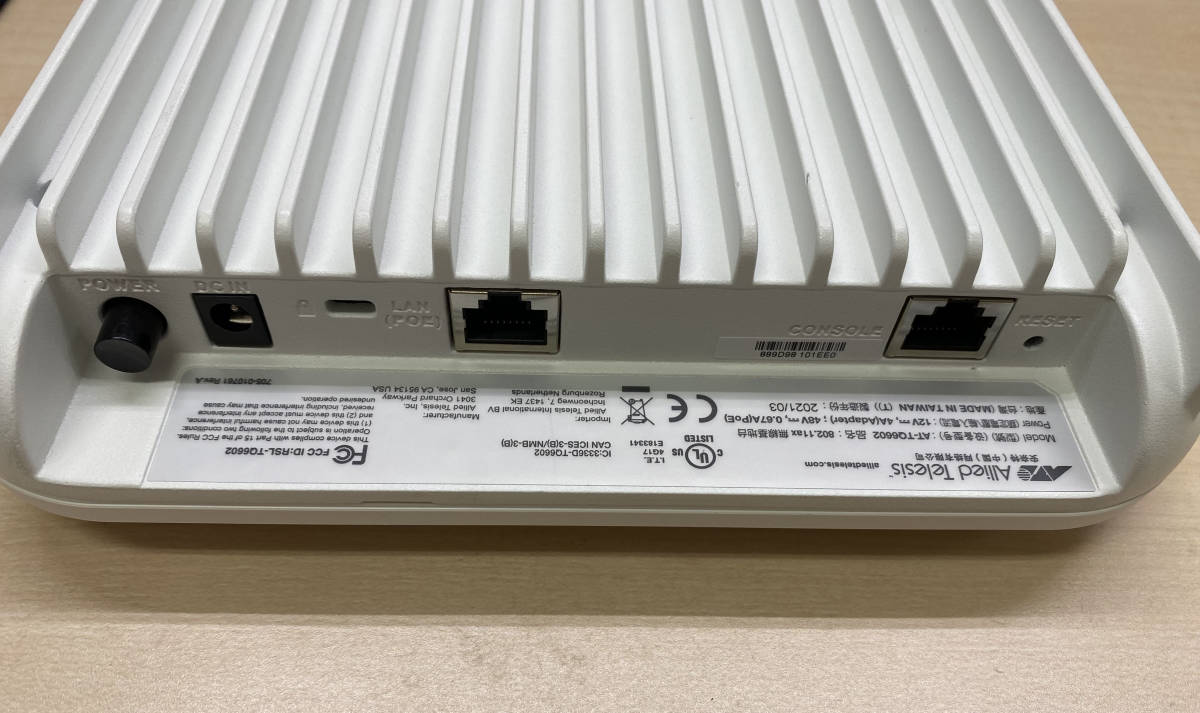 通電確認済】 Allied Telesis AT-TQ6602 無線LAN アクセスポイント