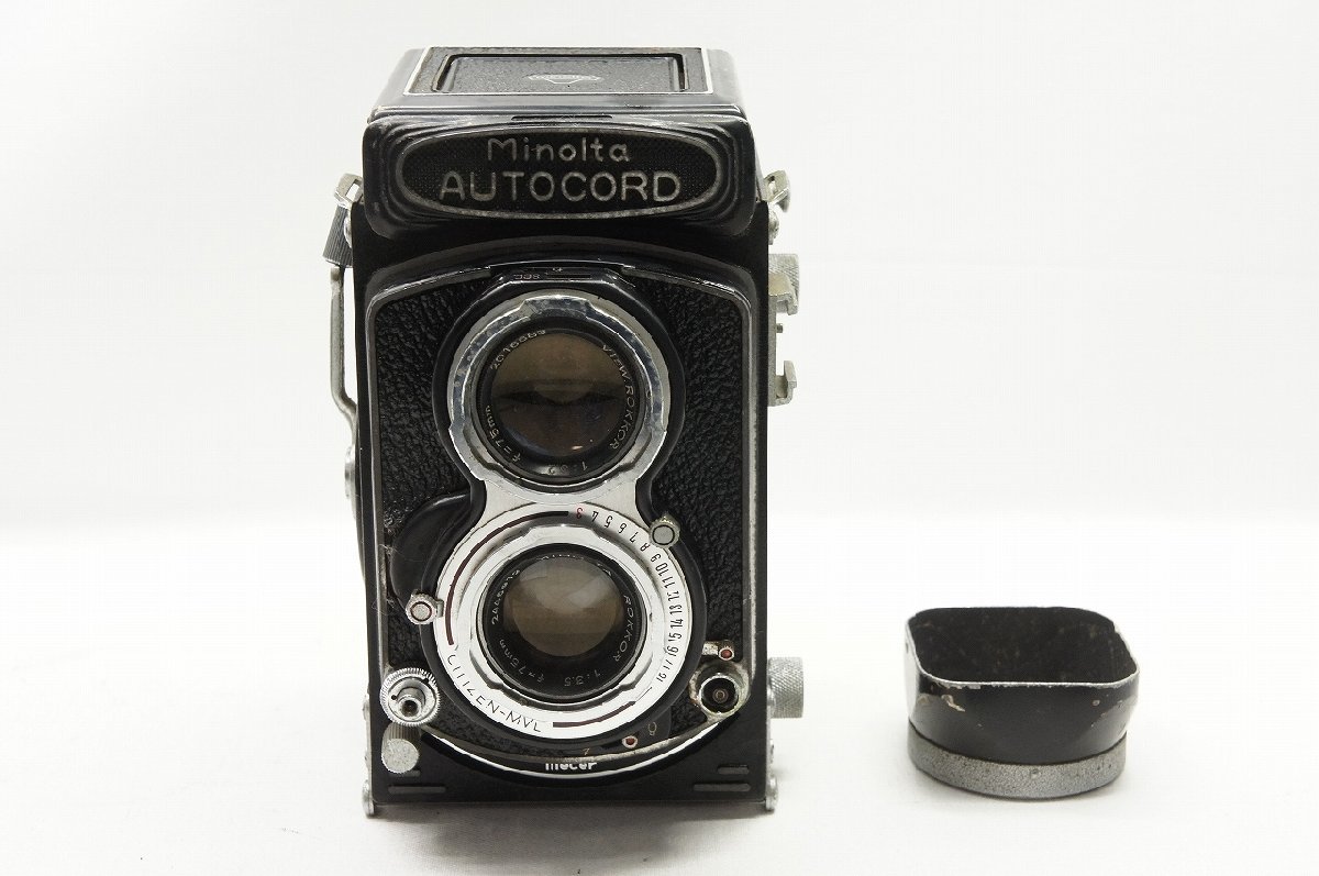 アルプスカメラ】ジャンク品 MINOLTA ミノルタ AUTOCORD (ROKKOR 75