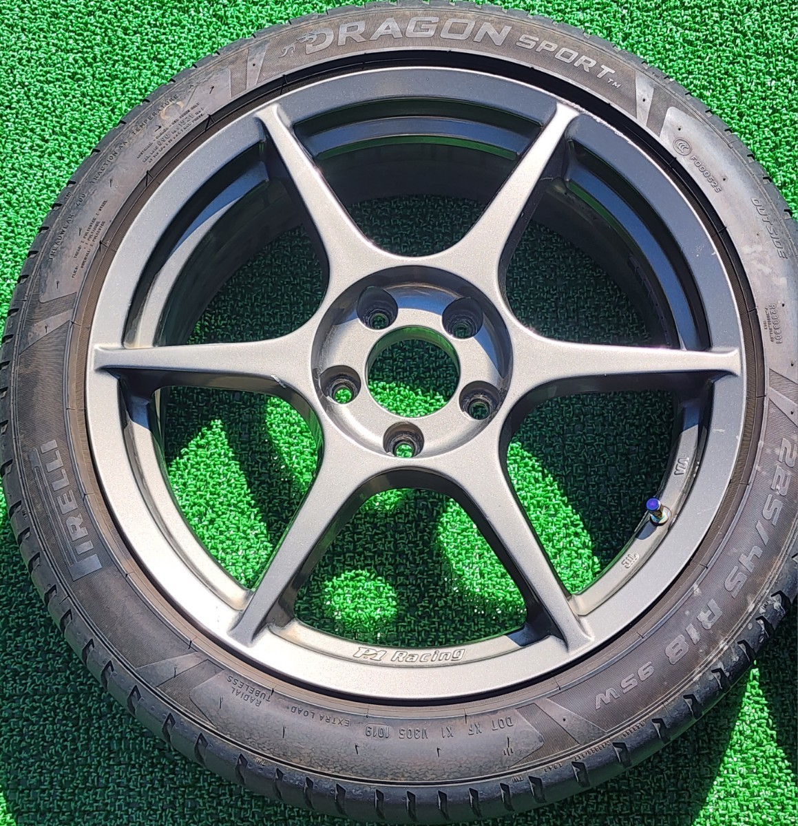 ☆希少☆ P1 racing P1 レーシング 18インチタイヤホイールセット 