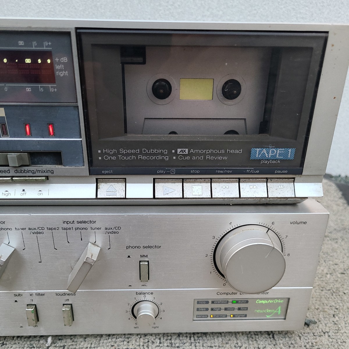 オーディオアンプ テクニクス Technics SU-V5A Technics RS-B11W Tape