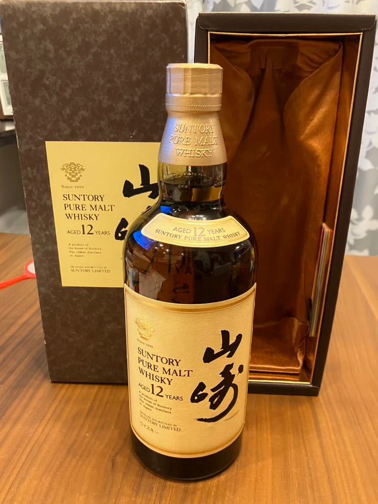 I157 サントリー ピュアモルト 山崎 ウイスキー 12年 750ml 未開栓 I157 サントリー ピュアモルト 山崎 ウイスキー 12年 750ml 未開栓