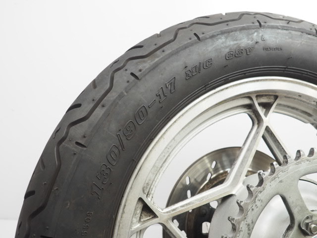 純正リアホイール ハブ GSX1100Sカタナ GU76A SR 94年 17x2.50 wheel