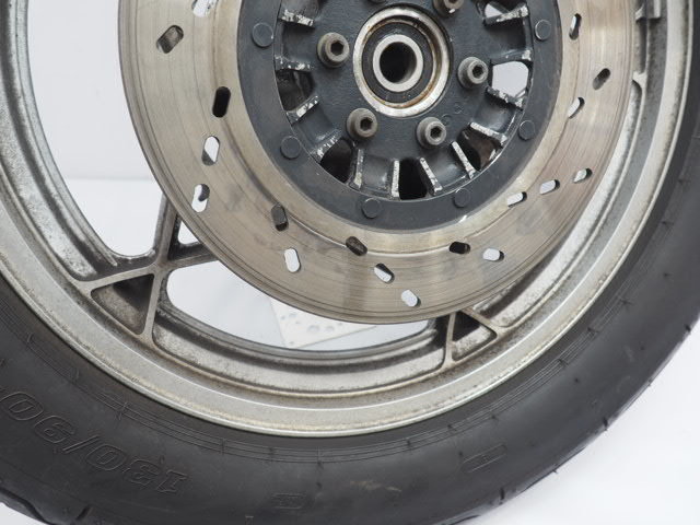 純正リアホイール ハブ GSX1100Sカタナ GU76A SR 94年 17x2.50 wheel