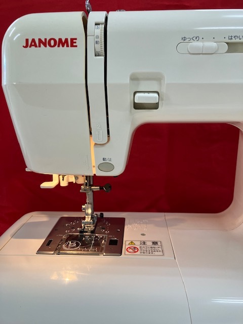 ☆ジャノメ N-850 電子ミシン 水平釜 動作確認済 中古品 点検 ☆ジャノメ N-850 電子ミシン 水平釜 動作確認済 中古品 点検