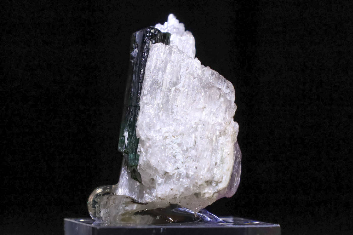 20g 『唯一無二の希少共生結晶』天然 バイカラー クンツァイト