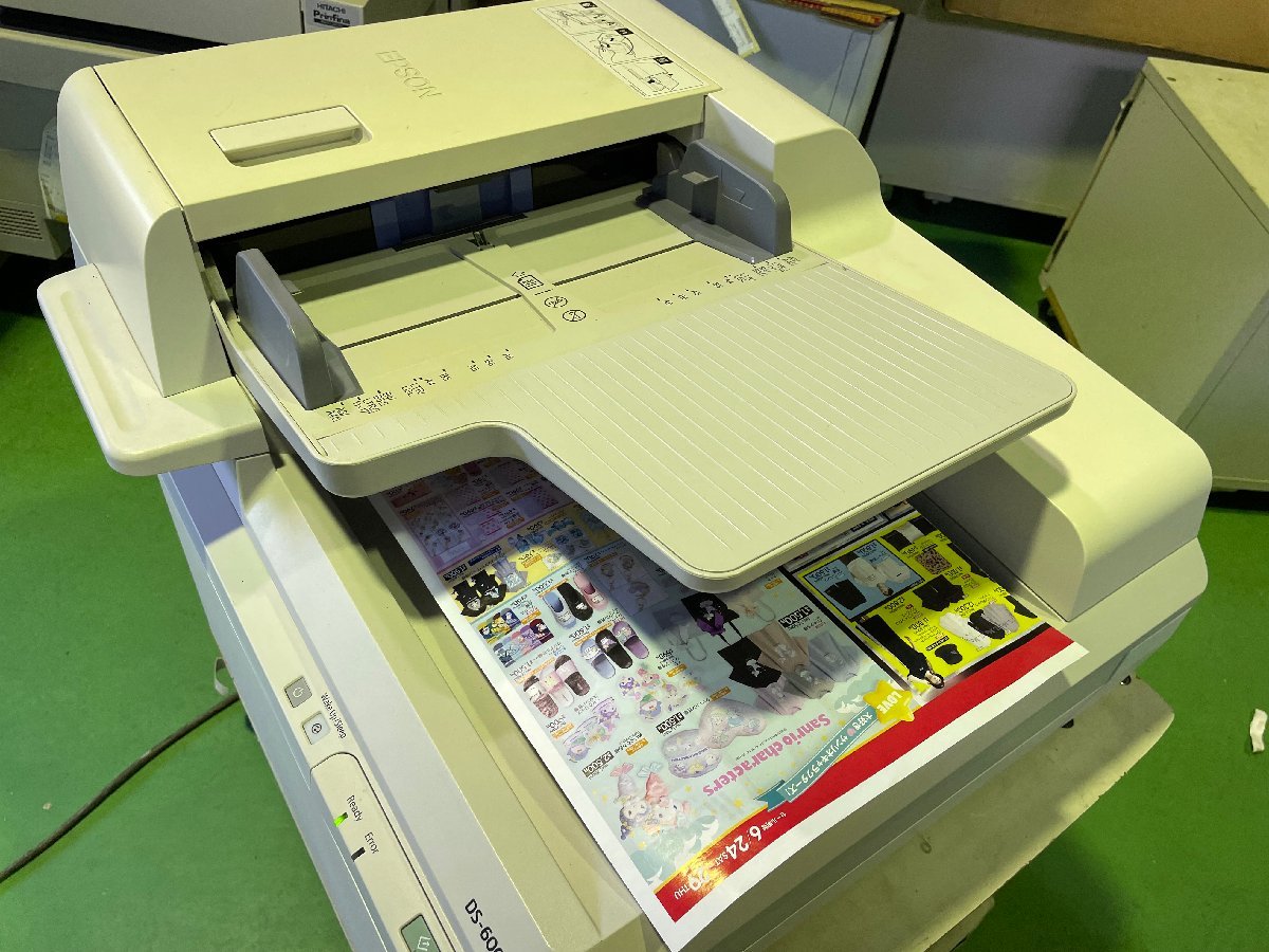 EPSON　高速両面対応A3スキャナ　DS-60000　USB/ADFスキャン枚数129846枚　両面スキャン動作OK/良品