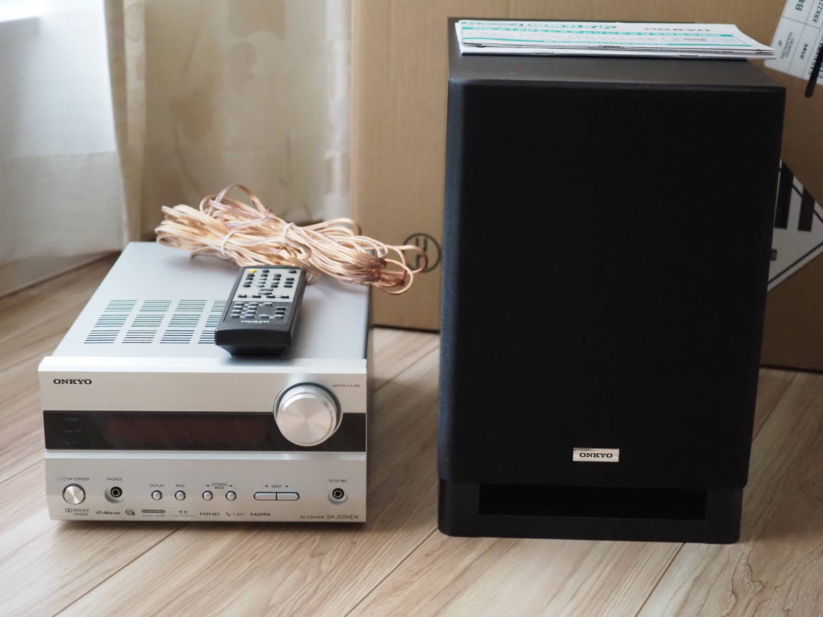 ONKYO SA-205HDX AVセンター ホームシアター 音響機材 オンキョー 中古