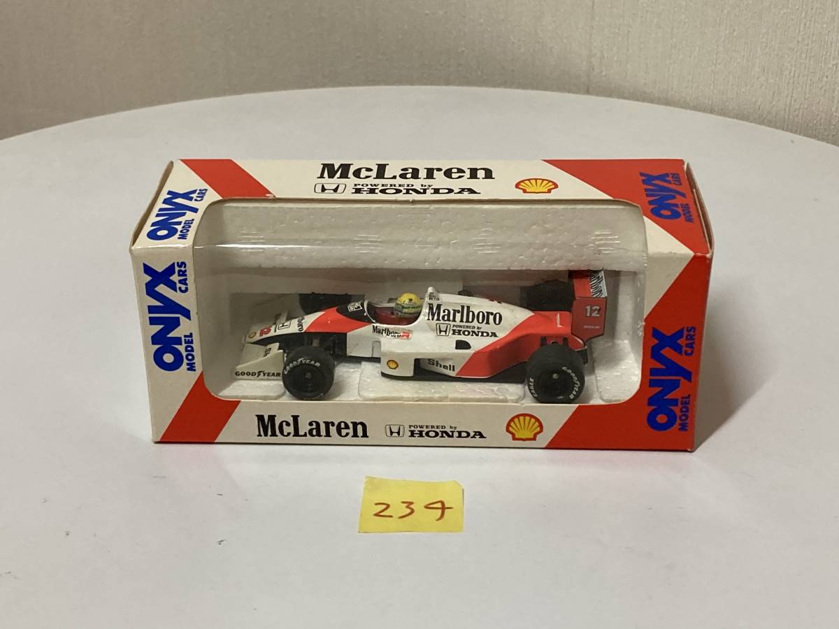 送料無料　ONYX オニキス 1/43 ミニカー　McLAREN マクラーレン F1 CAR A.セナ　アイルトンセナ