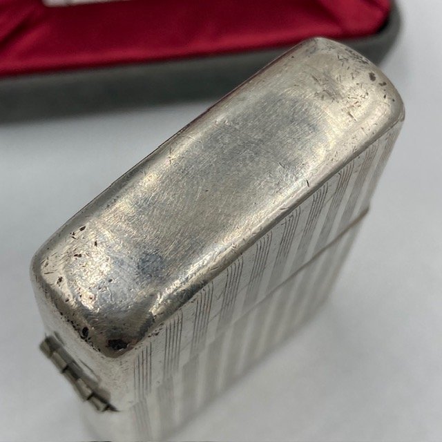 希少】 1960年代 筆記体 スターリングシルバー 珍しいストライプ柄 