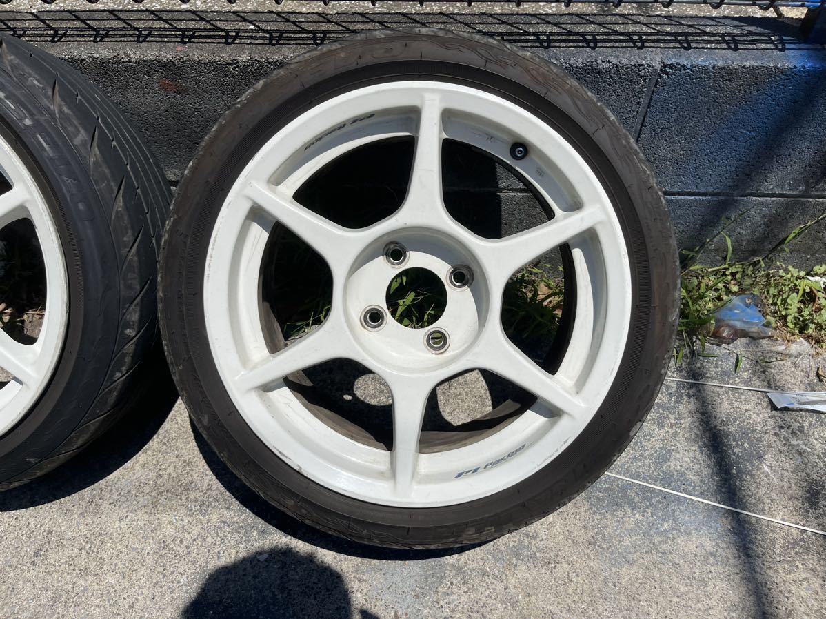 P1 レーシング 15インチ 7j +38 100-4H 165/45r15 595evo(ラジアル