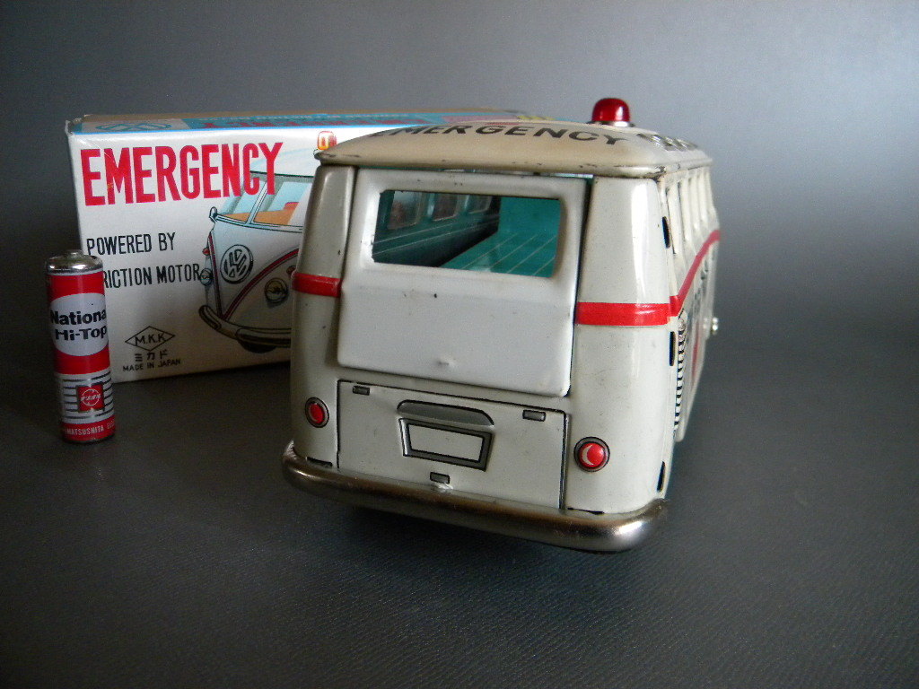 当時物 60`s MMK ミカド Volkswagen EMERGENCY ワーゲンバス !! 作動