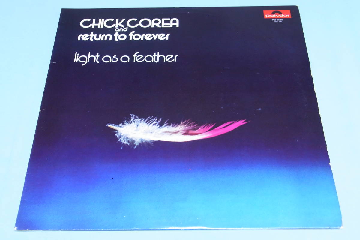 米オリジINCラベ両面RL刻印 Chick Corea & Return To Forever Light As A Feather★US ORIG LP/STERLING/BOB LUDWIG★PD5525 チックコリア