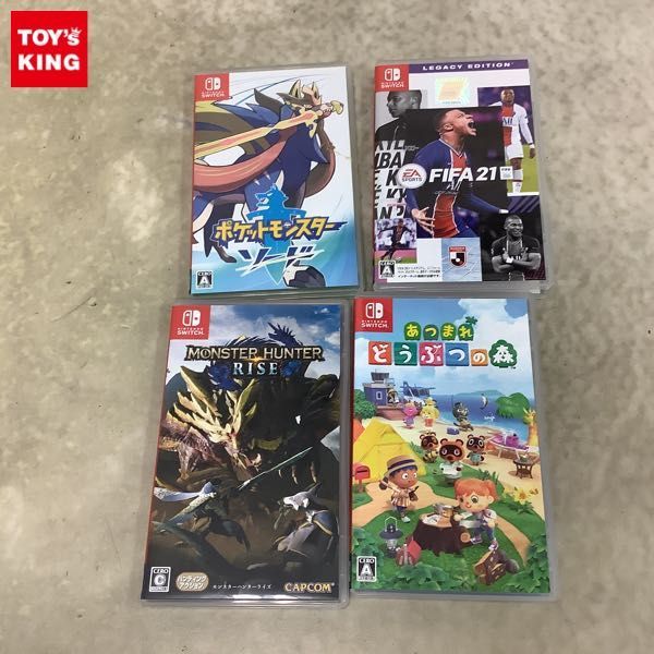 1円〜 Nintendo Switch ソフト ポケットモンスター ソード あつまれ どうぶつの森 他