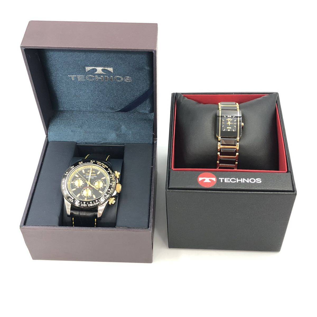 TECHNOS アナログクォーツ 腕時計 まとめ売り TECHNOS テクノス 腕時計 メンズ ウォッチ 男性用 ラウンドデイト 3針