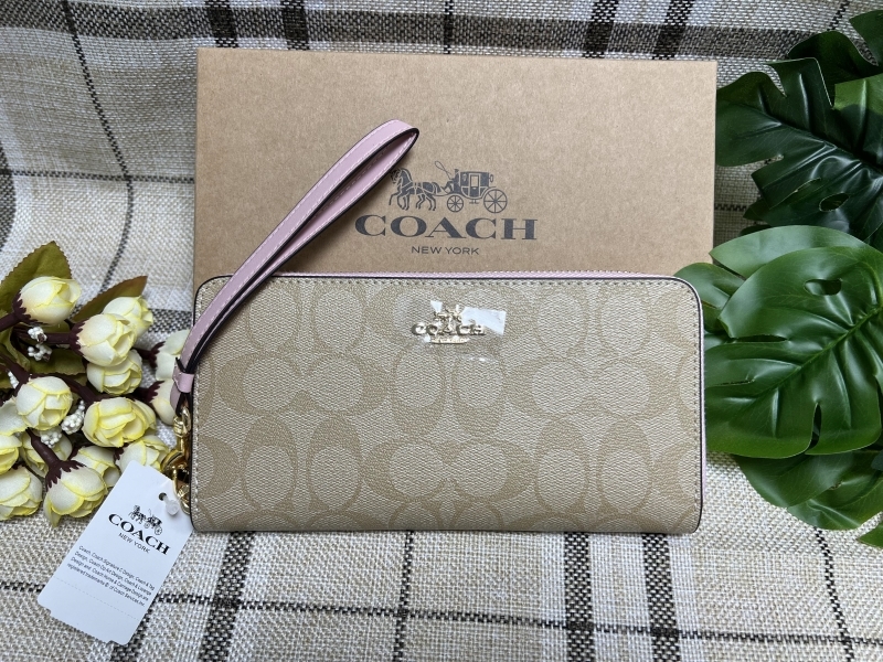 コーチ COACH 長財布 財布 シグネチャー アコーディオン ジップ