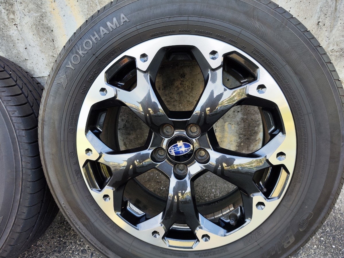 スバル XV 純正 バリ溝 225/60R17 ホイールセット インプレッサ