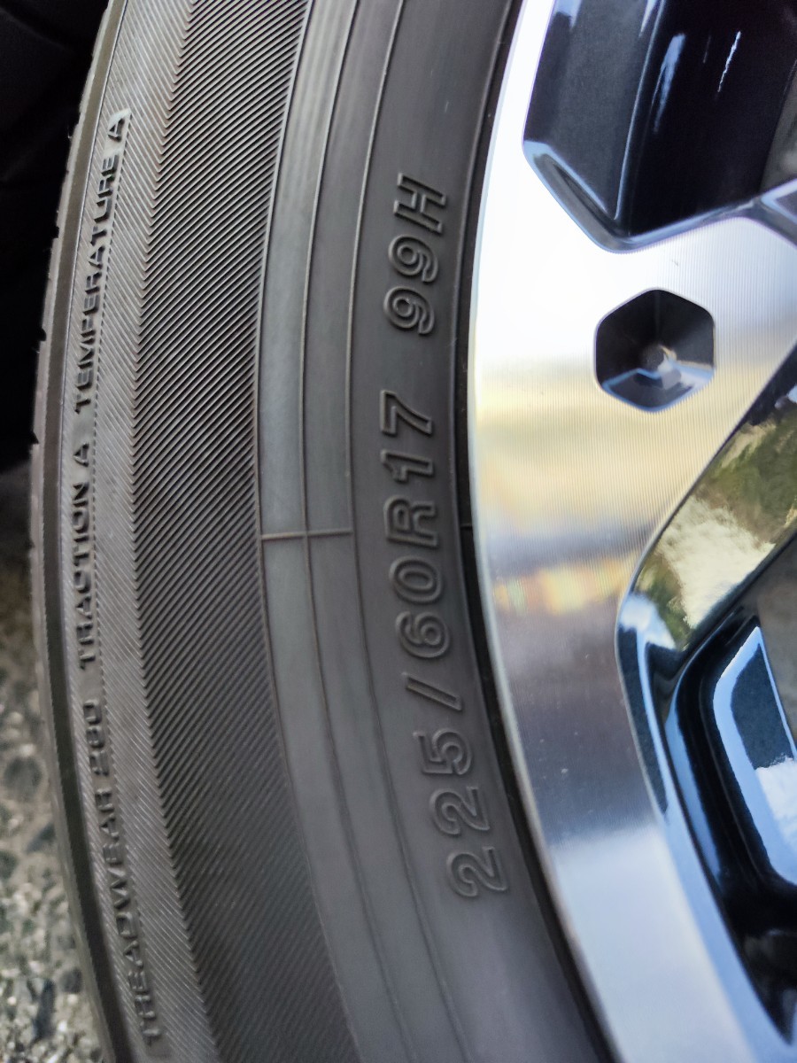 スバル XV 純正 バリ溝 225/60R17 ホイールセット インプレッサ