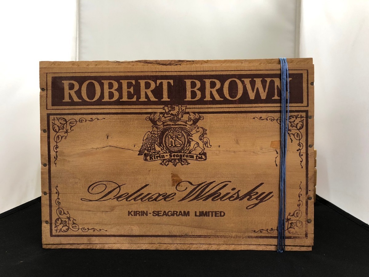 ROBERT BROWN Deluxe Whisky 6本セット 木箱 ROBERT BROWN Deluxe 【未