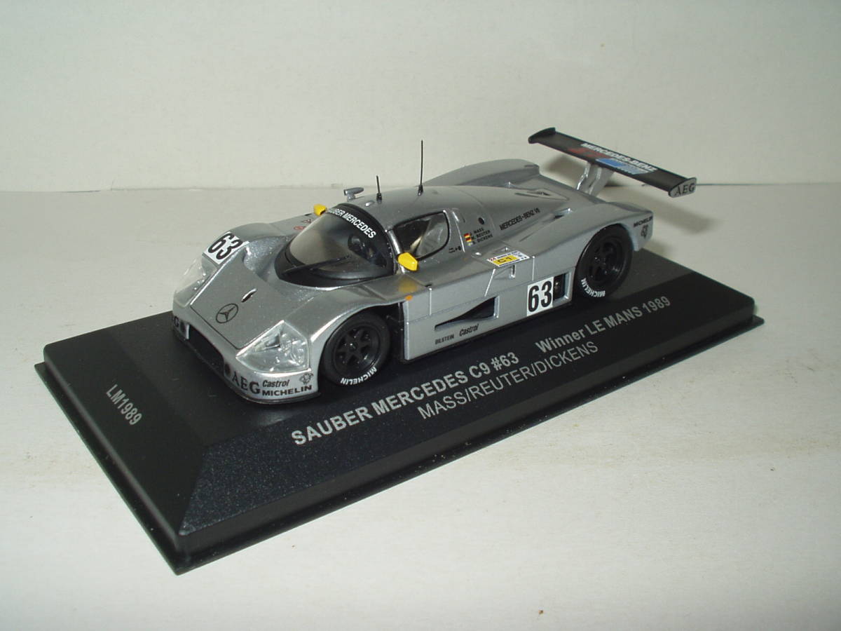 Mercedes Sauber C9 N°63 - Vainqueur Le Mans 1989 - LBS Max Models 1/43