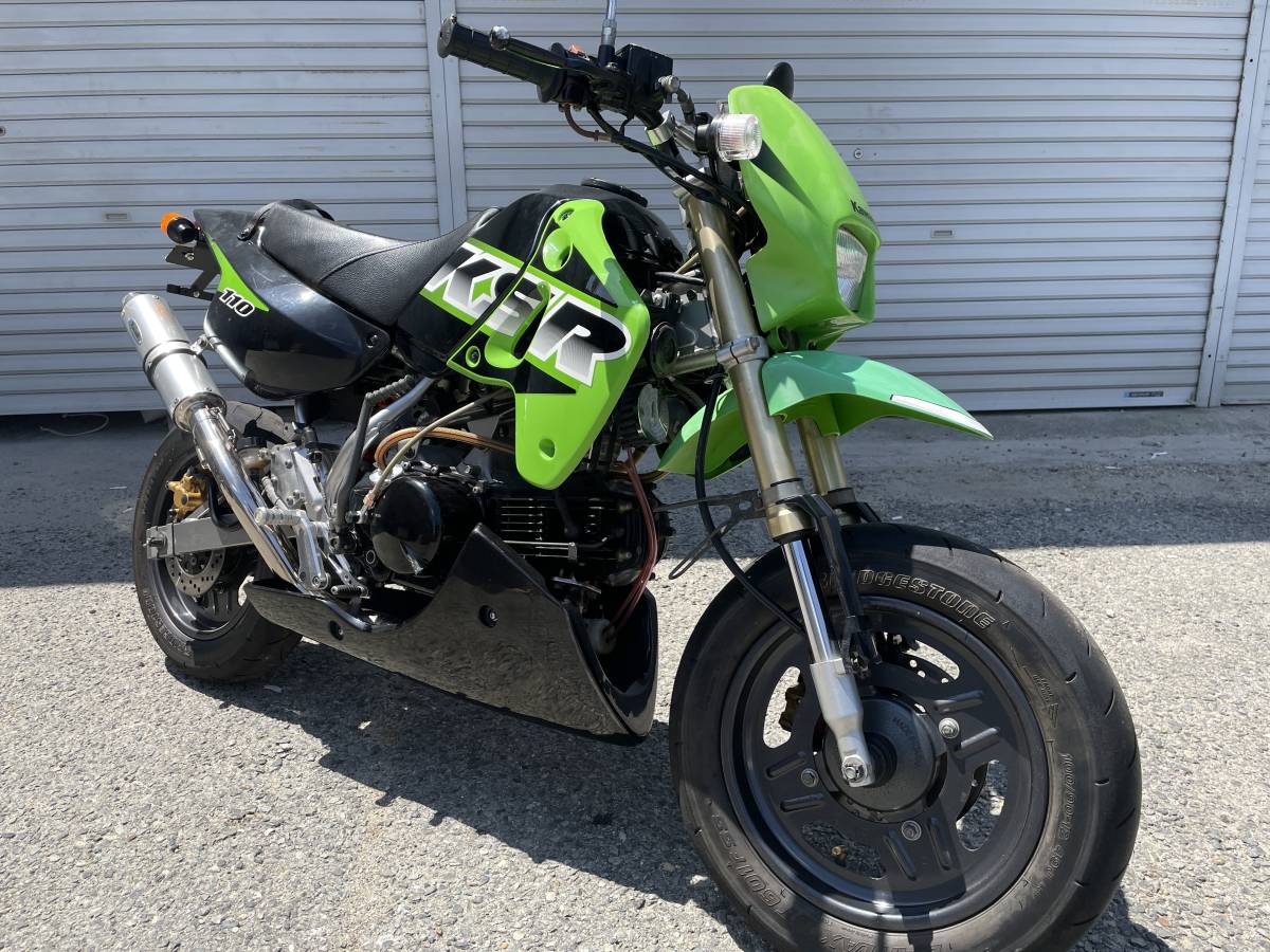 ９９００キロ距離浅　クラッチ付き　カワサキ KSR110 KL110A 書類 鍵付き