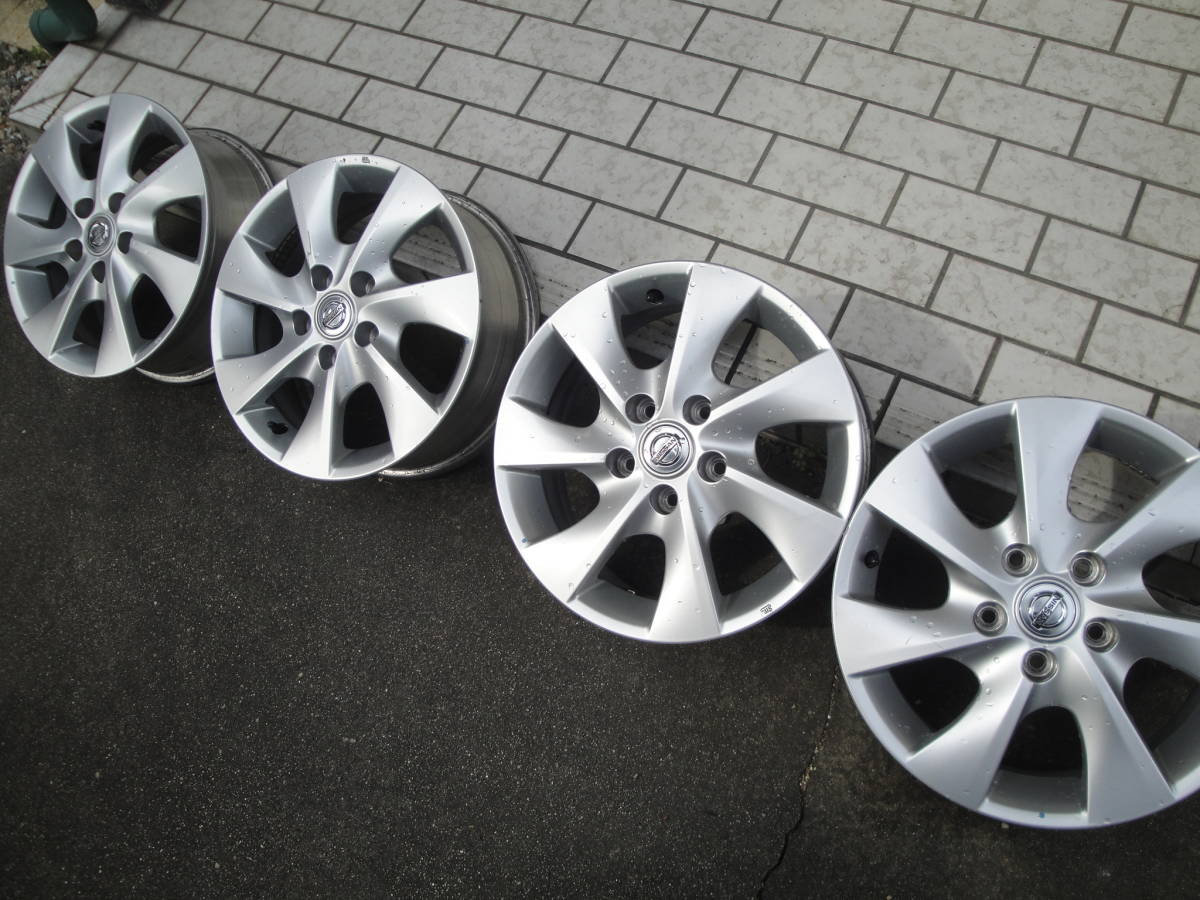 日産 C26 セレナ純正 アルミホイール 114.3 5穴 4本 【公式通販】