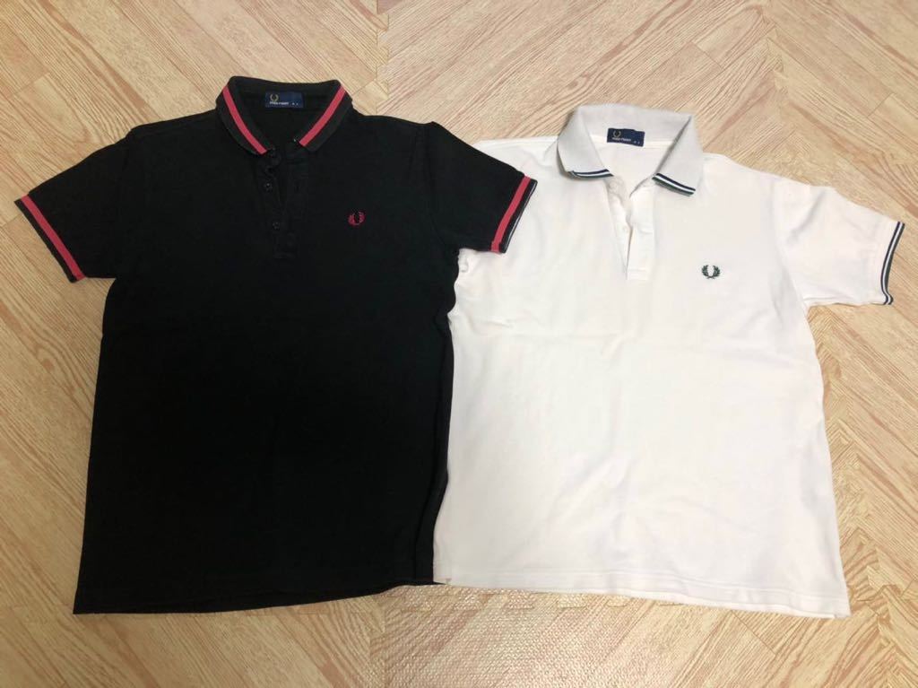 ポロシャツ2枚 Sサイズ FRED PERRY フレッドペリー 白 黒 【公式通販】