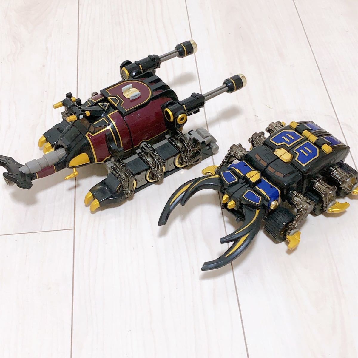 ジャンク 2体セット DX 超合金 迅雷合体 轟雷神 忍風合体 旋風神 忍風戦隊 ハリケンジャー バンダイ