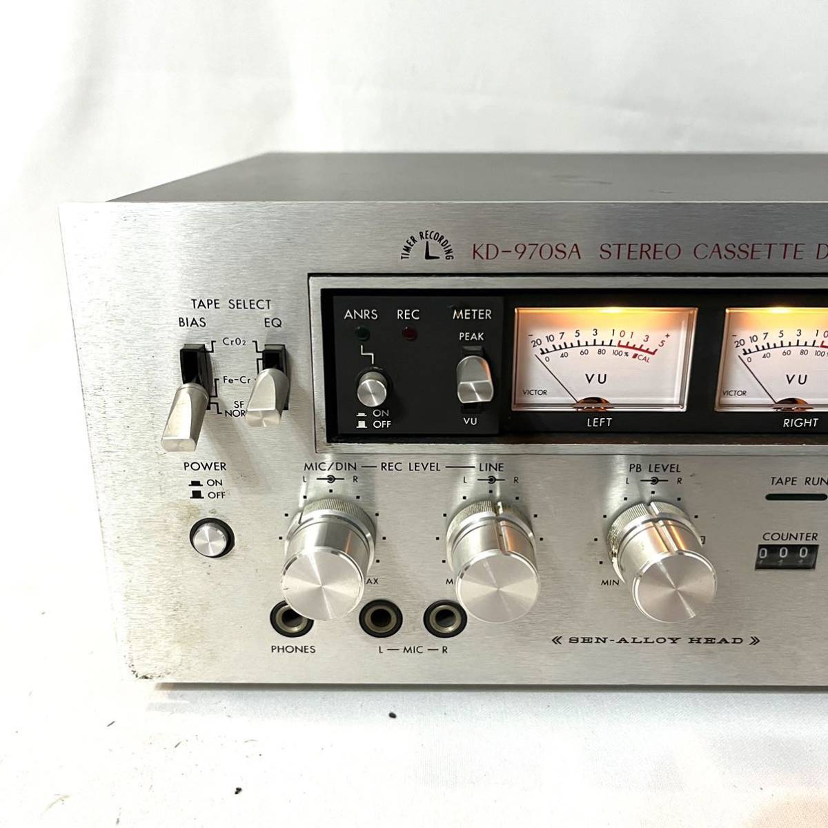 送料無料】 VICTOR ビクター ステレオカセットデッキ KD-970SA 【公式