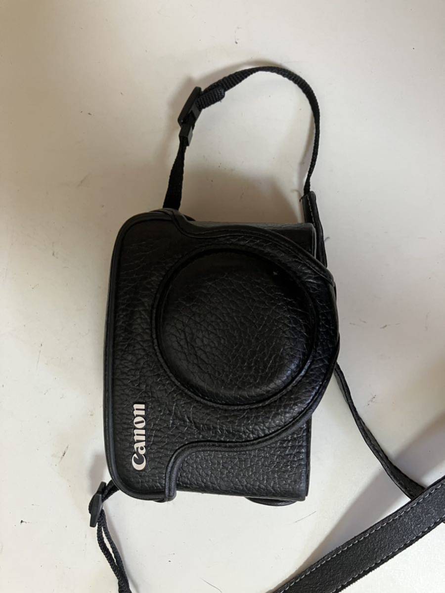 カメラ Canon POWER SHOT G7 電池なしのため通電・動作未確認 カバー