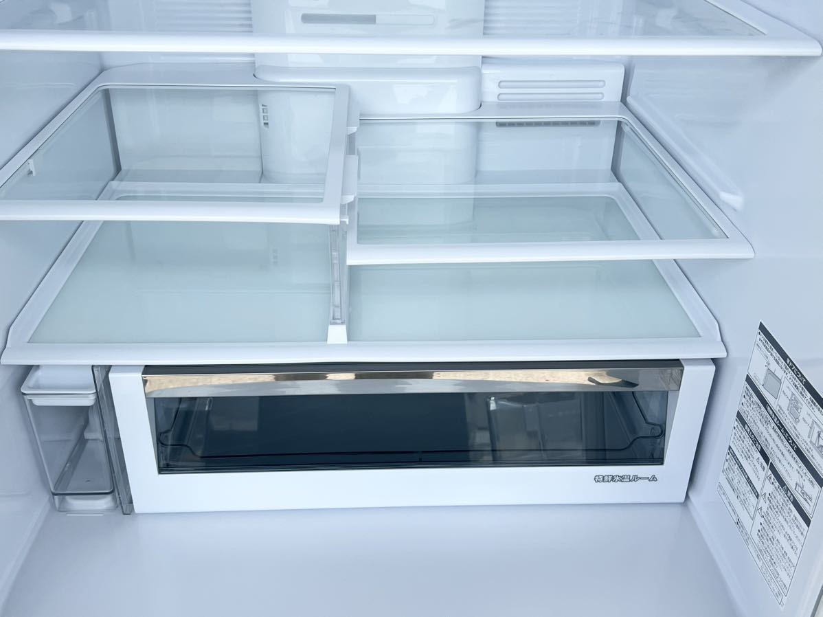 展示品 HITACHI 日立 フレンチドア 冷凍冷蔵庫 617L R-HW62S W ピュア 