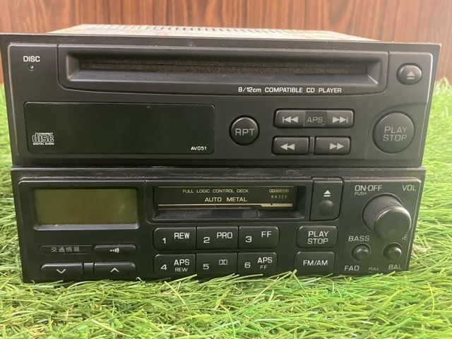 お買い得，得価 日産 純正 CDプレイヤー オーディオ カセット ラジオ プレイヤー デッキ 旧車 当時物 12V NISSAN シルビア スカイライン シーマ グロリア(CDプレーヤー)｜売買されたオークション情報、yahooの商 その他