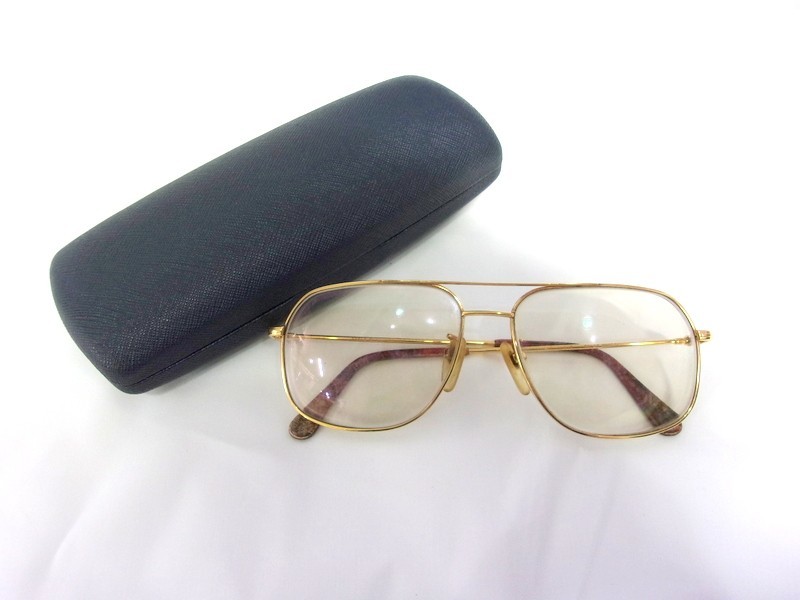 paris miki パリミキ super smooth K18 金 メガネ メガネ パリミキ K18