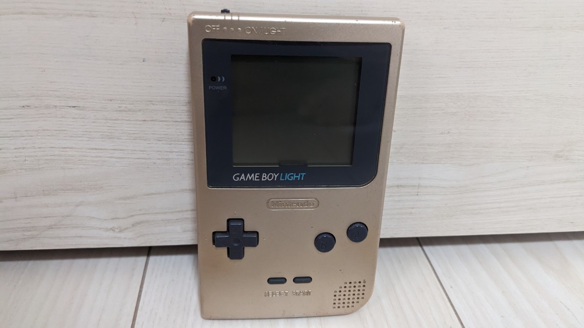 任天堂 ゲームボーイライト GAME BOY LIGHT 通電OK 訳ありジャンク MGB-101 GBL