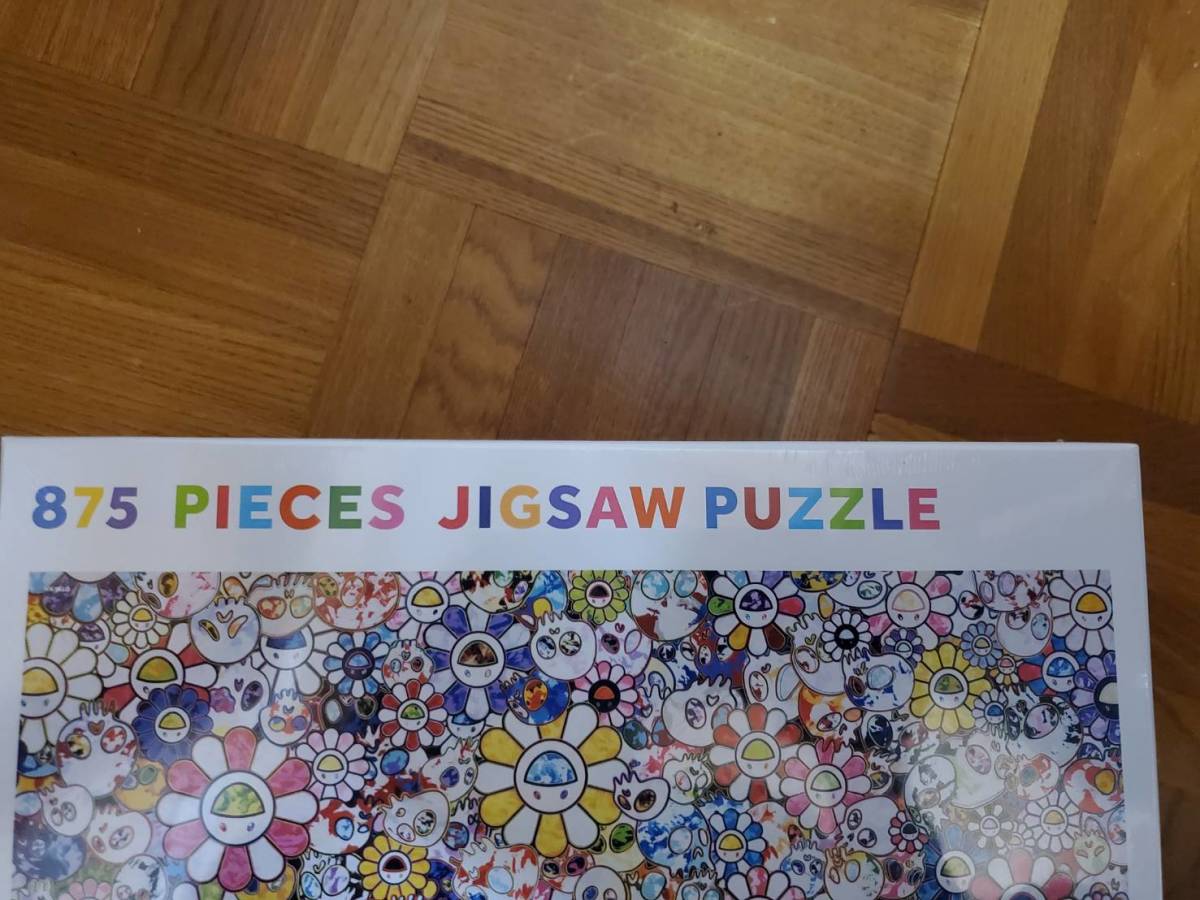 即決　村上隆 ジグソーパズル　SKULLS & FLOWERS 　CASTEL WALL IN THE SKY 875ピース