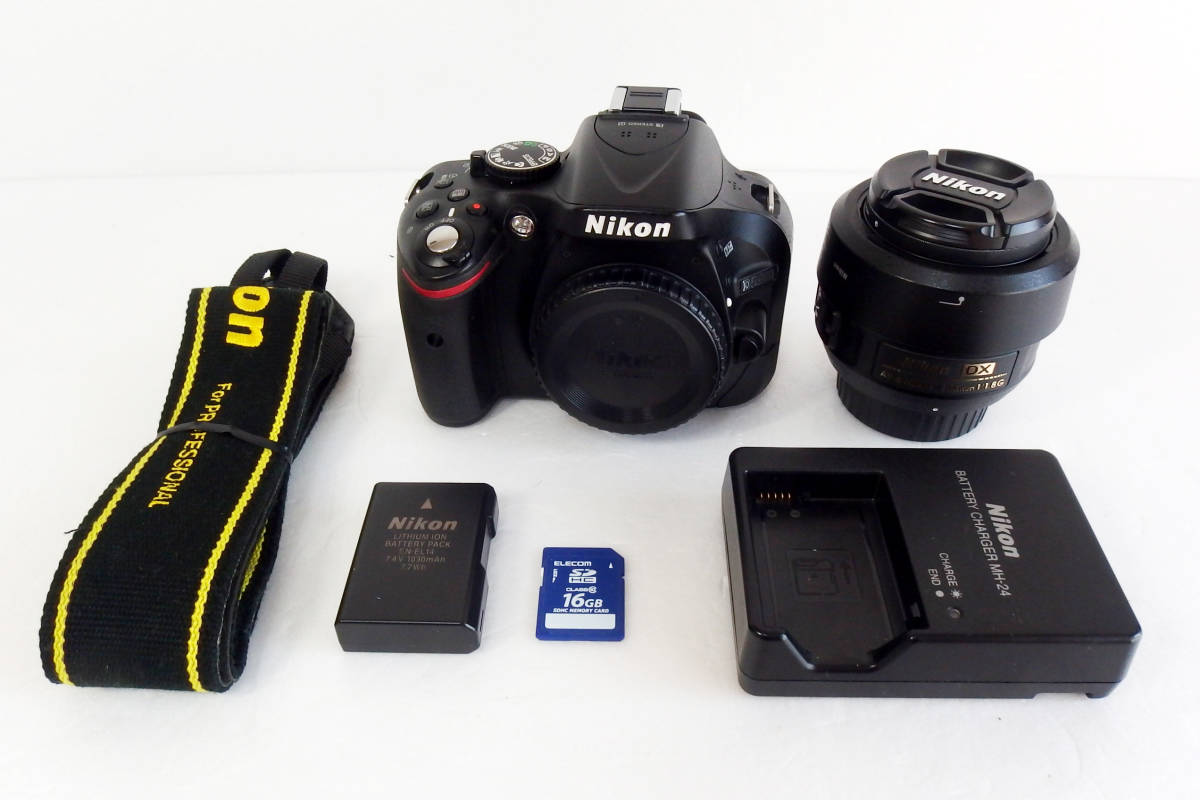 □NIKON D5200 AF-S 35mm F1.8G レンズセット おまけ有り 良品 【公式 