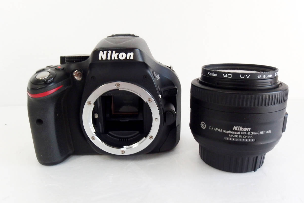 □NIKON D5200 AF-S 35mm F1.8G レンズセット おまけ有り 良品 【公式 