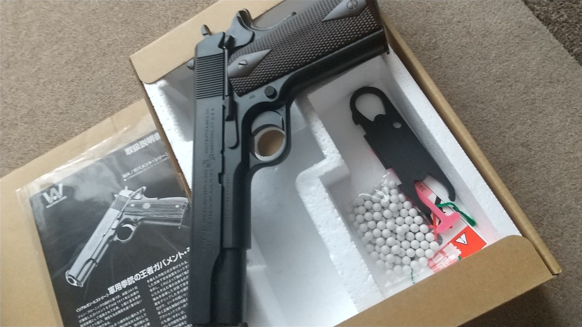 WAウエスタンアームズ ブラックアーミー1911 コルトガバメント コルト
