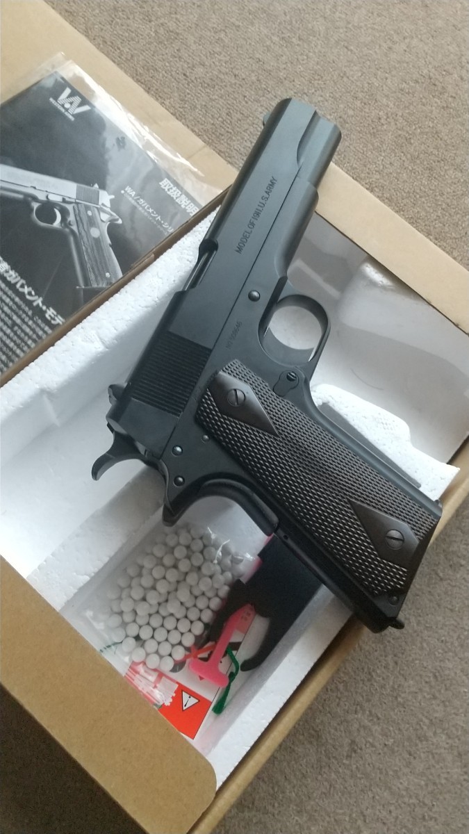 WA ウェスタンアームズ　コルトガバメント　M1911Ａ 1 WAウエスタンアームズ ブラックアーミー1911 コルトガバメント コルト