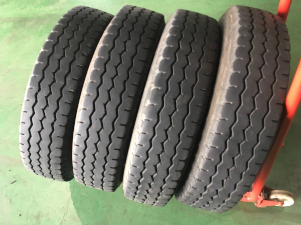 x577-3-7 ☆225/80R17.5 BS G588 中古4本！ 2017年製 ブリヂストン 残