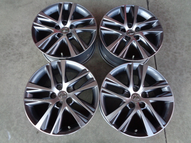 レクサスIS　バージョンL 　純正17インチホイール【４本セット】IS300h　前期　後期　スタッドレス用などに