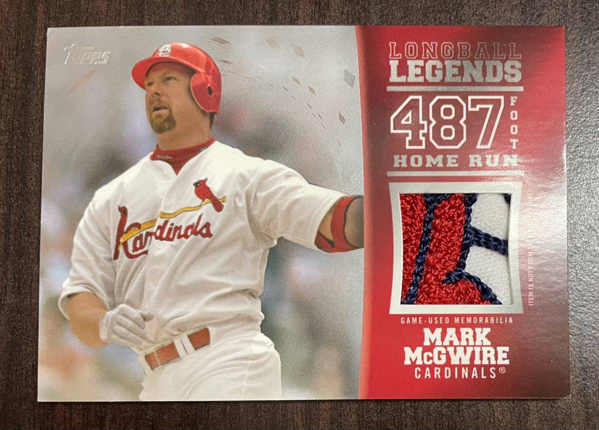 送料無料，人気SALE Mark McGwire 2018 TOPPS Patch Jersey 1/1(Topps)｜売買されたオークション情報、yahooの商品情報をアーカイブ公開 - オークファン シングルカード