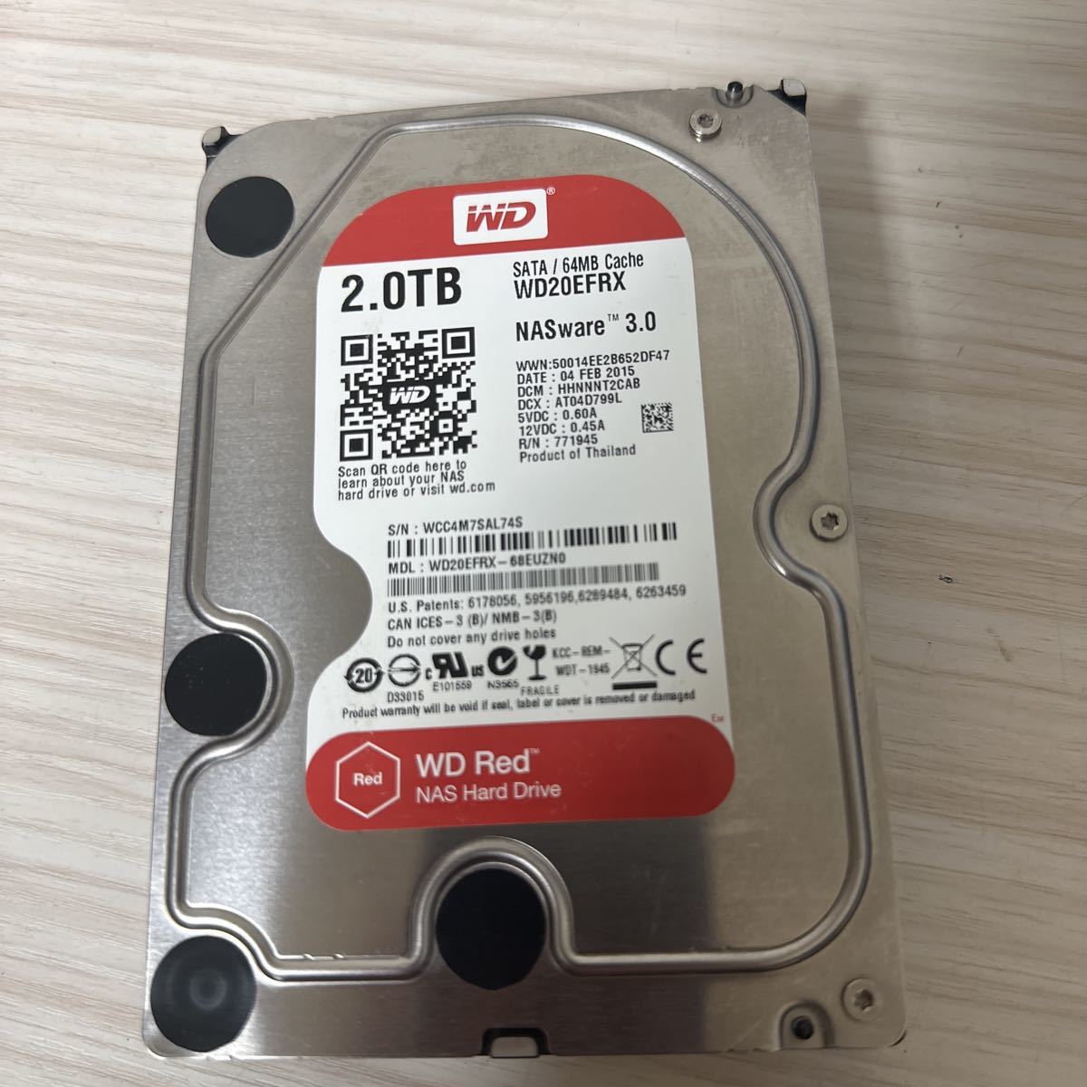 ハードディスク 2.5 SerialATA HDD 1TB 状態正常 4台セット 管7