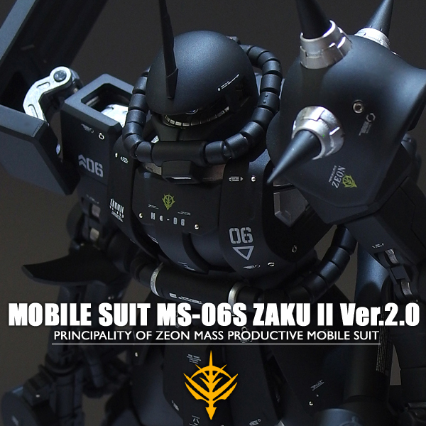 定番人気，新品 1/100 MG MS-06S ザクⅡS型 Ver.2.0 強行偵察機仕様 塗装済完成品(完成品)｜売買されたオークション情報、yahooの商品情報をアーカイブ公開 - オークファン 完成品