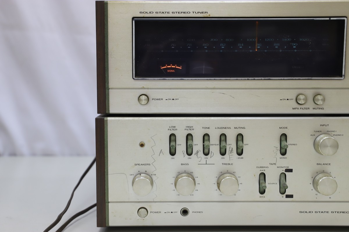 TRIO トリオ KA-5006 プリメインアンプ/KT-3007 チューナー 2台まとめ