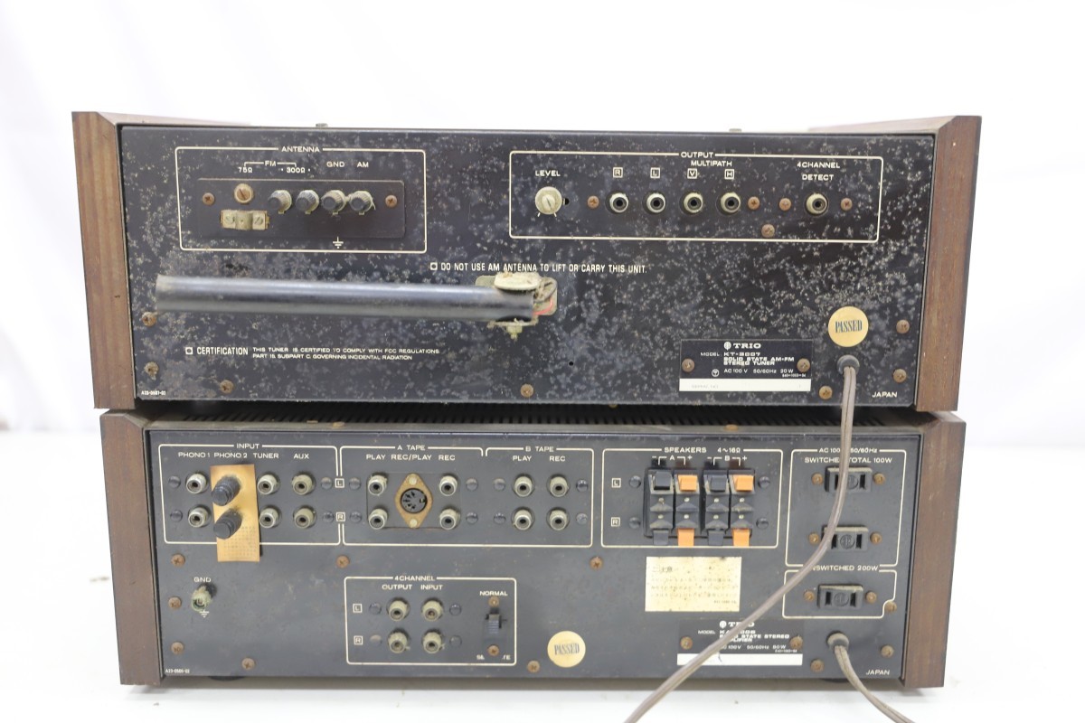 TRIO トリオ KA-5006 プリメインアンプ/KT-3007 チューナー 2台まとめ